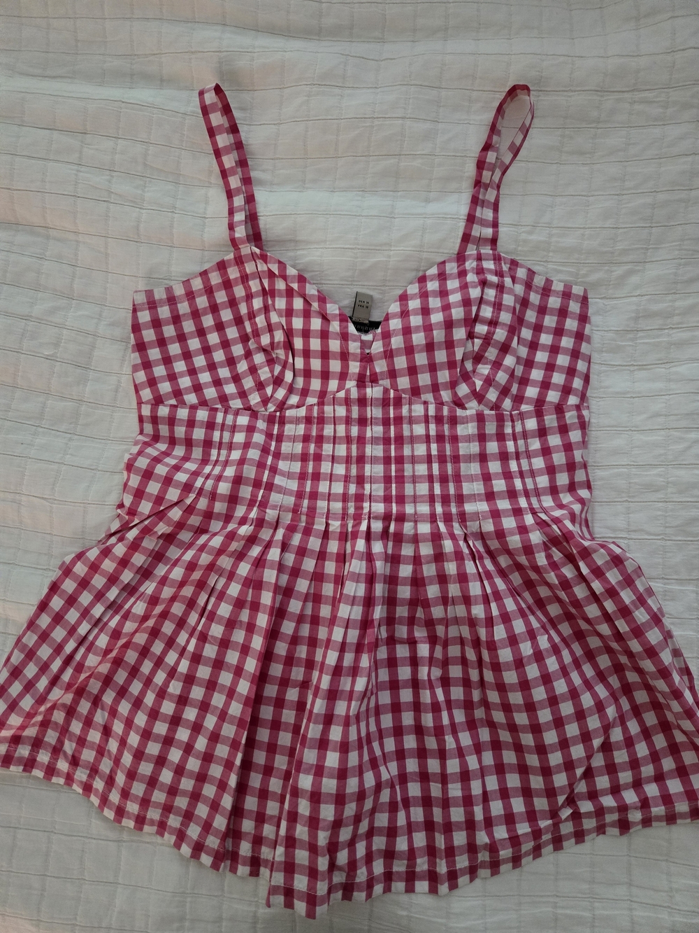 Burberry Women's Gingham Sleeveless Top